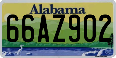AL license plate 66AZ902