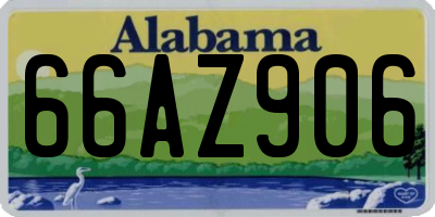 AL license plate 66AZ906
