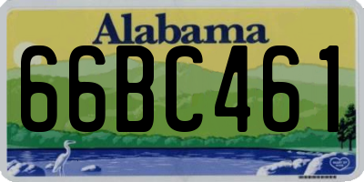 AL license plate 66BC461
