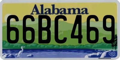 AL license plate 66BC469