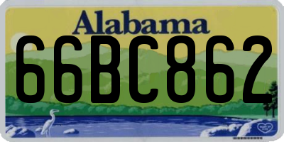 AL license plate 66BC862