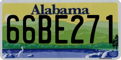 AL license plate 66BE271