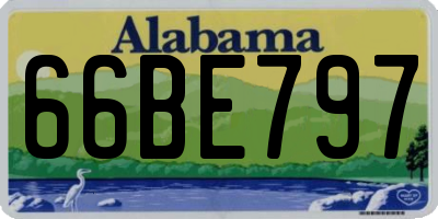 AL license plate 66BE797