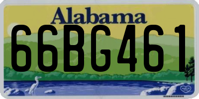 AL license plate 66BG461