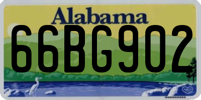 AL license plate 66BG902