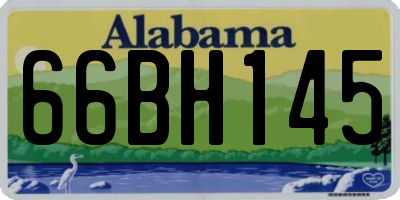 AL license plate 66BH145