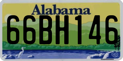 AL license plate 66BH146