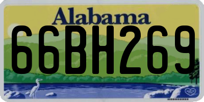 AL license plate 66BH269