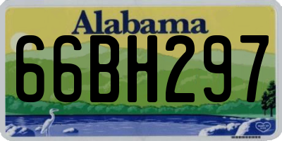 AL license plate 66BH297