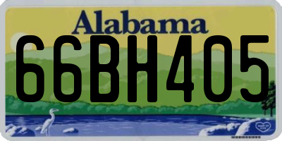 AL license plate 66BH405