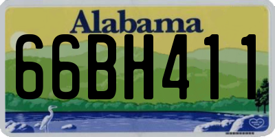 AL license plate 66BH411