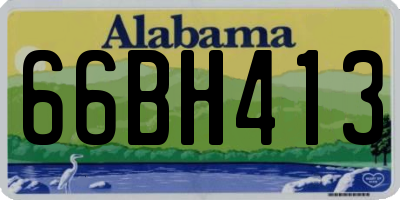 AL license plate 66BH413