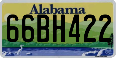 AL license plate 66BH422