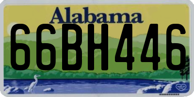 AL license plate 66BH446