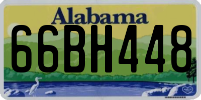 AL license plate 66BH448