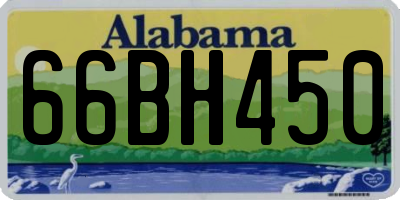 AL license plate 66BH450