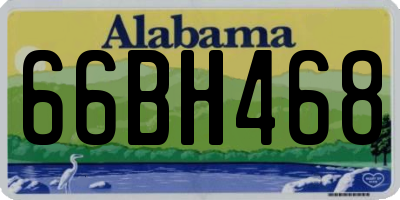 AL license plate 66BH468