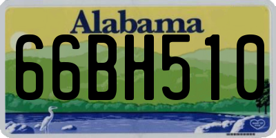 AL license plate 66BH510