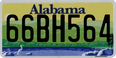 AL license plate 66BH564