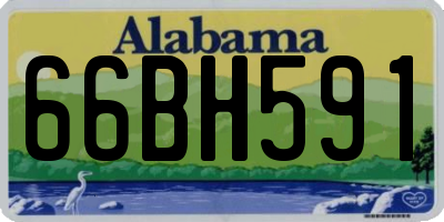 AL license plate 66BH591
