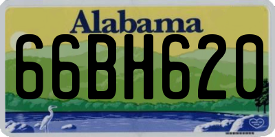 AL license plate 66BH620