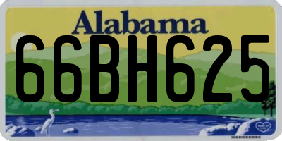 AL license plate 66BH625