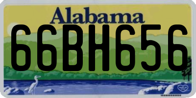 AL license plate 66BH656