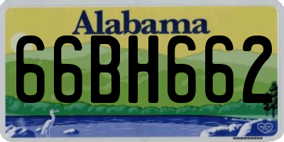 AL license plate 66BH662
