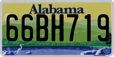 AL license plate 66BH719