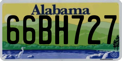 AL license plate 66BH727