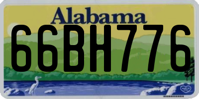 AL license plate 66BH776