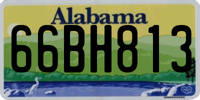 AL license plate 66BH813
