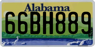 AL license plate 66BH889