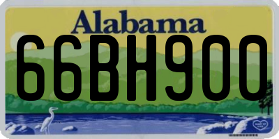 AL license plate 66BH900