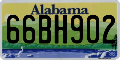AL license plate 66BH902