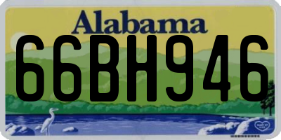 AL license plate 66BH946