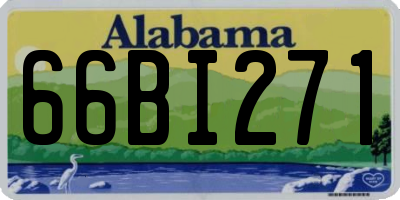 AL license plate 66BI271