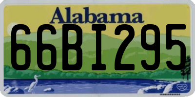 AL license plate 66BI295
