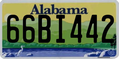 AL license plate 66BI442