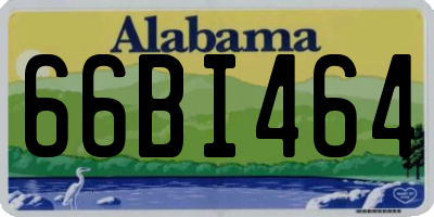AL license plate 66BI464