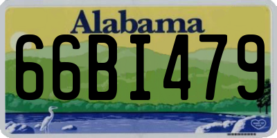 AL license plate 66BI479