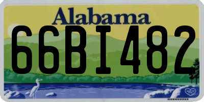 AL license plate 66BI482