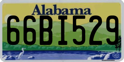 AL license plate 66BI529