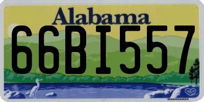 AL license plate 66BI557