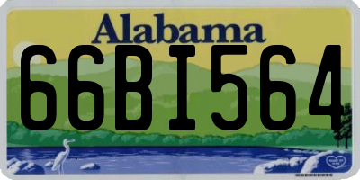 AL license plate 66BI564