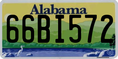 AL license plate 66BI572