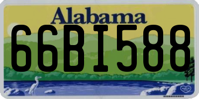 AL license plate 66BI588