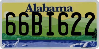 AL license plate 66BI622