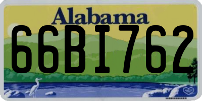 AL license plate 66BI762