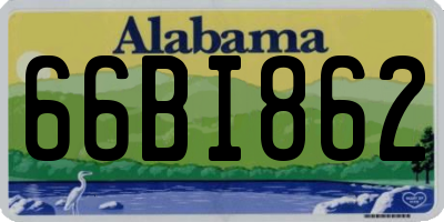 AL license plate 66BI862